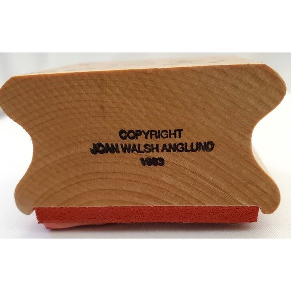 BEST FRIENDS Rubber Stamp craft BOY & GIRL ON BENCH Kidstamps JOAN WALSH ANGLUND - Picture 6 of 6